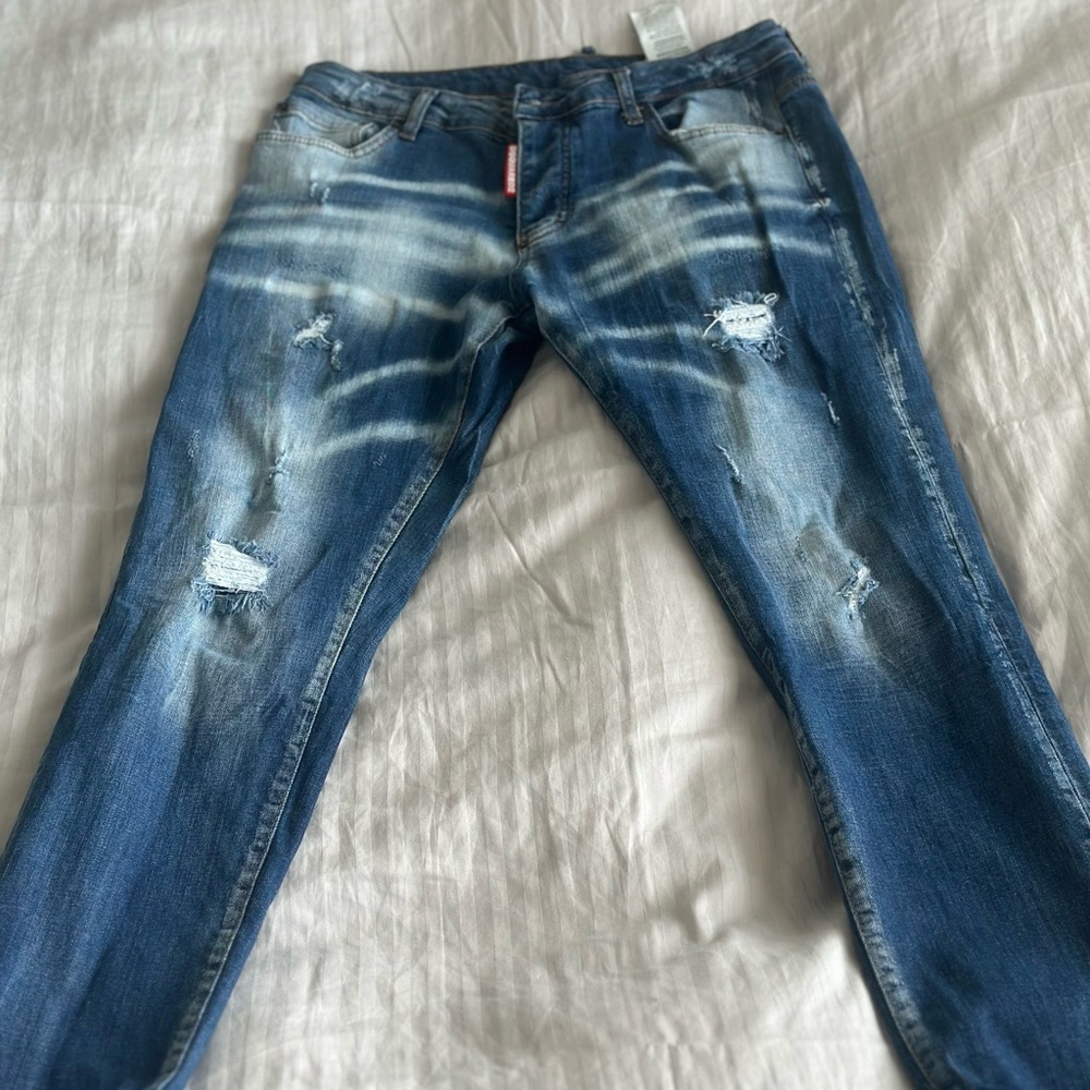 DSQUARED Classic Blue Denim Jeans